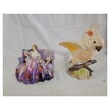 Cockatoo Figurine, Royal Doulton Figurune