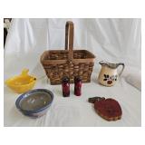 Pottery, Carved Wood and Collectibles