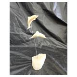 1974 Marvin Wernick Dolphins on Quartz Marble