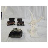 Vintage Ashtray, Bookends and Collectibles