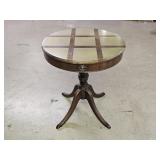 Antique Mahogany Painted Drum Table