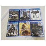 2 New and 4 Used Playstation 4 Video Games