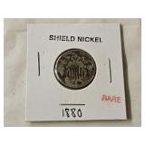 1880 Shield Nickel