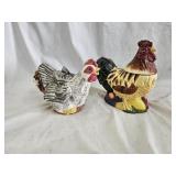 Rooster/Chicken Tea Pot & Cookie Jar