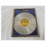 Vintage Elvis Presley Metal 45RPM Record