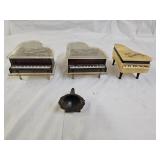 Music Box Pianos, Alabaster Piano, Mini Phonograph
