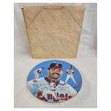 Autographed Reggie Jackson Angels Coll. Plate