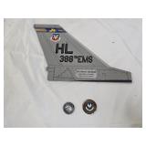 USAF Commemorative Coins, F-16 Wing Plaque