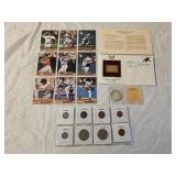 Silver Dollar, Gold Stamp, Foreign Coins, Cards