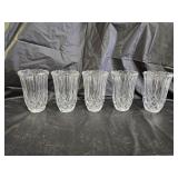 5 Crystal Scalloped Light Shades