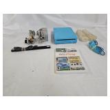 Nintendo Blue Wii Video Game Sysytem, Accessories
