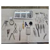 Vintage Utensils, Hooks, Photo Frame