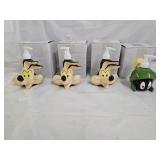 4 New Looney Tunes Hand Soap Dispensers