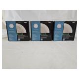 3 New LED 4" Recessed Baffle Downlights