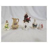5 Porcelain and Glass Bells