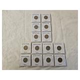 14 Buffalo Nickels