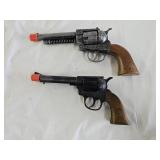 2 Edison Toy Cap Guns Made in Italy