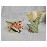 McCoy Pottery Vase and Pacific Rim Planter