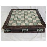 Aztec vs. Spanish Conquistador Chess Set