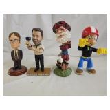 Collectible Bobbleheads and Action Figure
