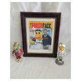 Sports Promo Bobbleheads, Framed Photo