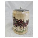 1980 Anheuser Busch Budweiser Holiday Stein