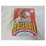 1991 Unopened Fleer MLB Logo Stickers & Cards