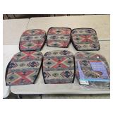 6 New Ventilated Fashion Series Wire Seat Cushions