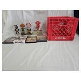 Promo Bobbleheads, DVDs, Advertising Crate