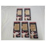 5 Unopened Fleer Mark McGwire 23KT Gold Cards