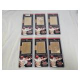 6 Unopened Fleer Mark McGwire 23KT Gold Cards