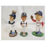 3 Toledo Mud Hens Baseball Promo Bobbleheads