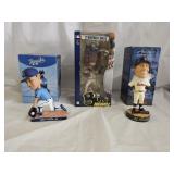 3 MLB Baseball Bobbleheads