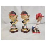 3 Cincinnati Reds MLB Promo Bobbleheads