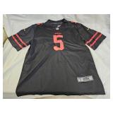 Trey Lance 49ers Black Football Jersey