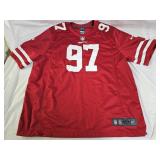 Nick Bosa 49ers Scarlet Red Football Jersey