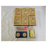 6 Unopened Quartz Desk Clock, 45RPM Record Inserts