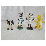 4 Collectible Bobbleheads