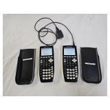 2 Texas Instruments TI-84 Plus C Calculators
