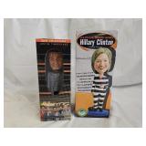 Justin Timberlake and Hillary Clinton Bobbleheads