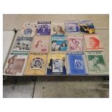 Assortment of Sheet Music and Ephemera