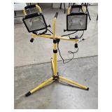 Twin Head Adjustable Halogen Work Light