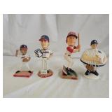 Sports Collectible Candy Dish and Bobbleheads