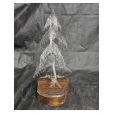 Lillie Expressions in Glass Evergreen Tree Art