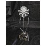 Lillie Expressions in Glass Signed Daffodil Flower
