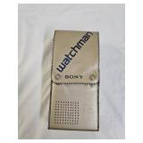 Vintage Sony Watchman NFL Detroit Lions Edition