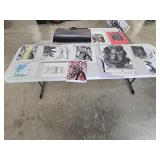 Art Case with Assortment of Artwork