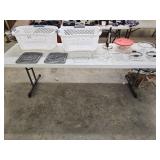 Pyrex, Rubbermaid and Laundry Baskets