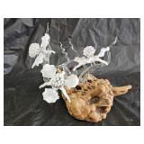 Lillie Expressions in Glass Art Vine in White