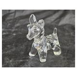 Lillie Expressions in Glass Art Miniature Donkey